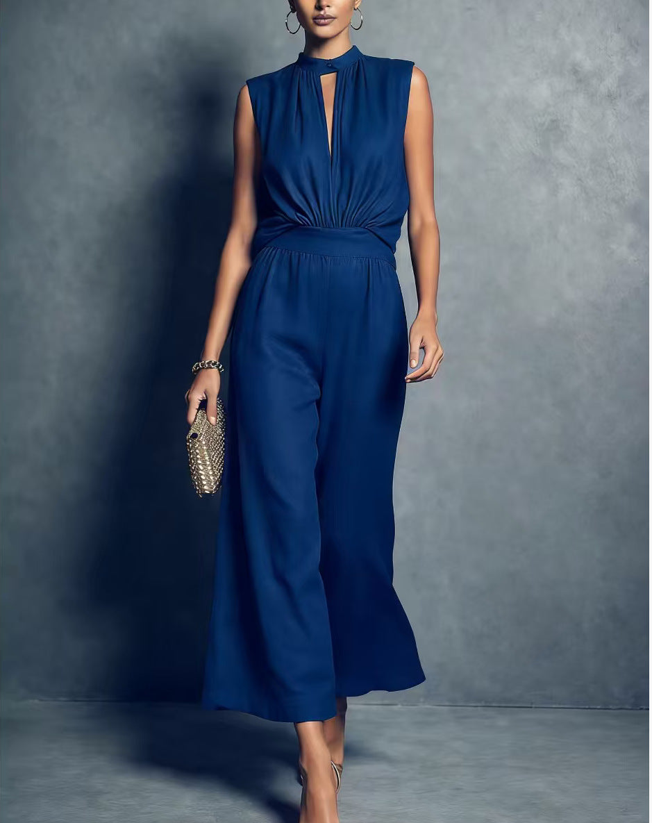 New Womens Elegant Sleeveless Two-piece Set