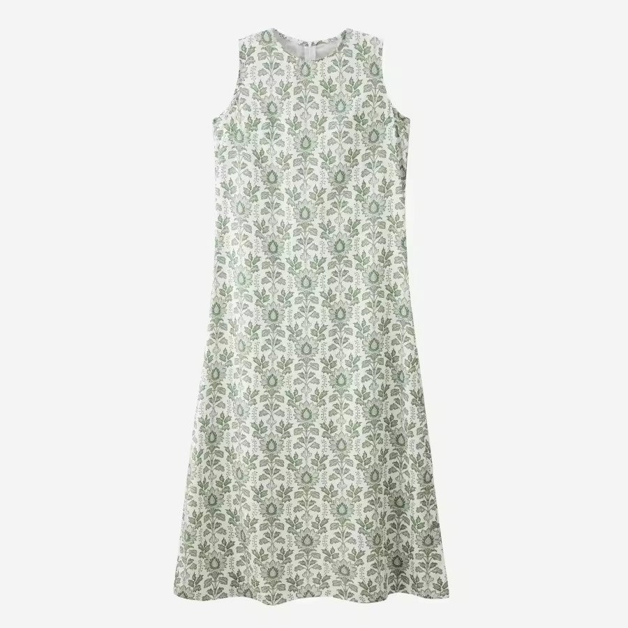 Fashionable, Elegant, And Fresh Cotton-linen Shirt And Skirt Set
